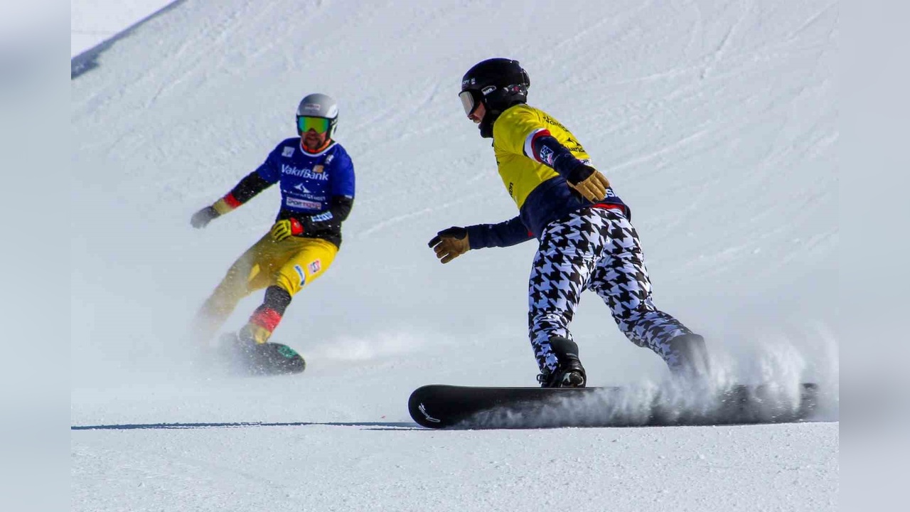 Erzurum'da Dünya Snowboard Kupası Coşkusu Yaşanıyor