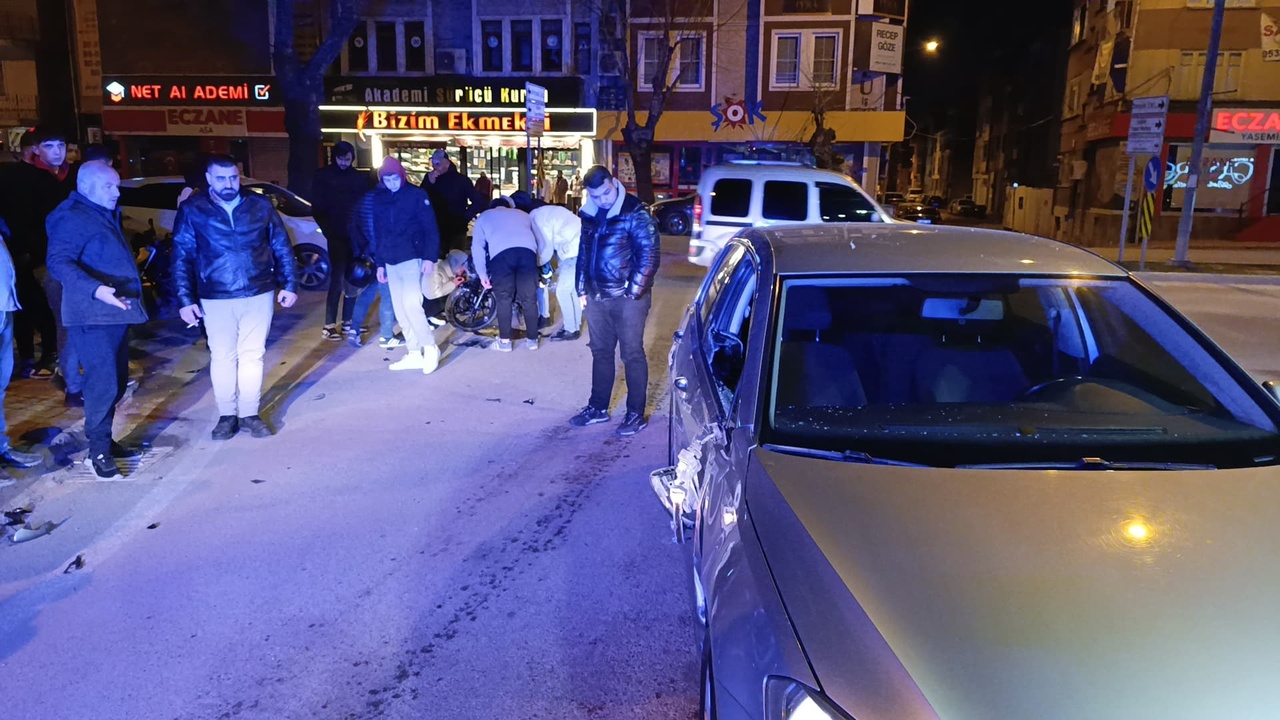 İnegöl'de Motosiklet Kazası: Bir Yaralı