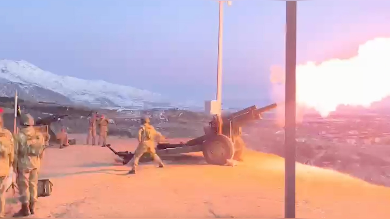 Ramazan Ayında Erzincan'da Top Atışı Geleneği Devam Ediyor