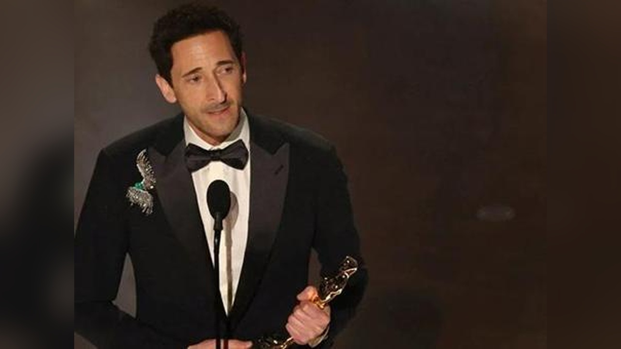 Adrien Brody, 2025 Oscar Ödülleri'nde En İyi Erkek Oyuncu Ödülünü Kazandı