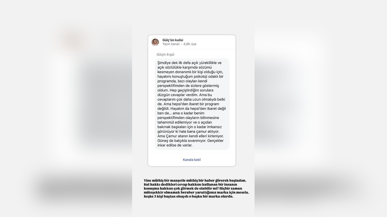 Gülçin Ergül ve Cemre Kemer Arasındaki 'Hepsi' Polemiği Büyüyor