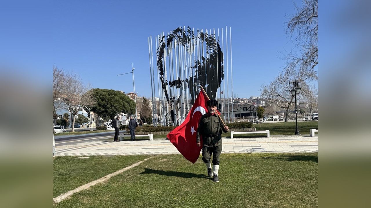 Gazi Torunundan Anma Yürüyüşü: İstanbul'dan Çanakkale'ye Uzanan Yolculuk