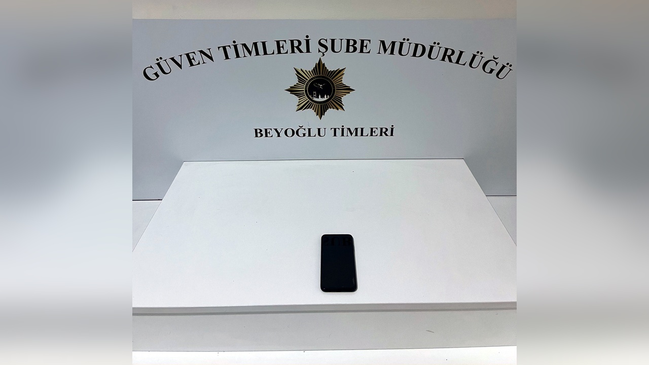 Beyoğlu'nda Telefon Kapkaççılarına Operasyon