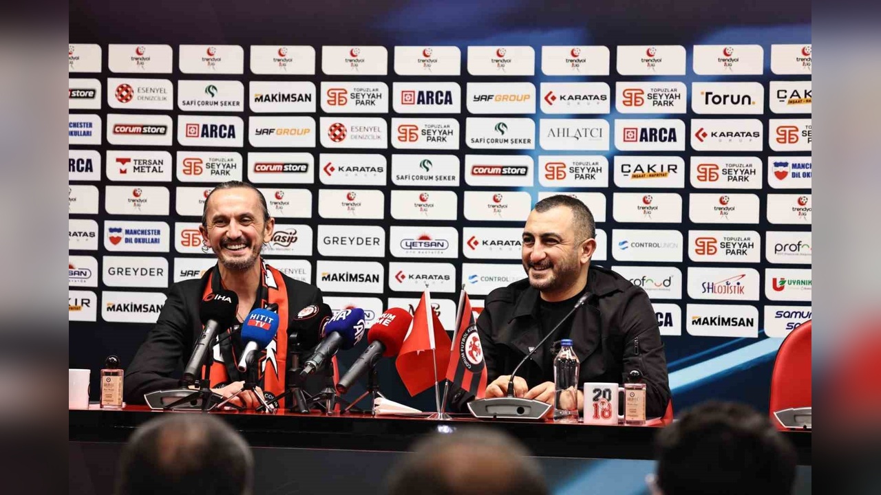 Çorum FK'nın Yeni Teknik Direktörü Tuncay Şanlı Oldu