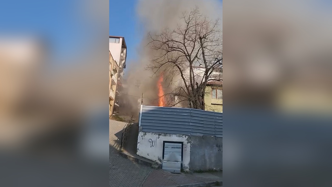 Bursa'da İki Katlı Ev ve Depoda Yangın Çıktı