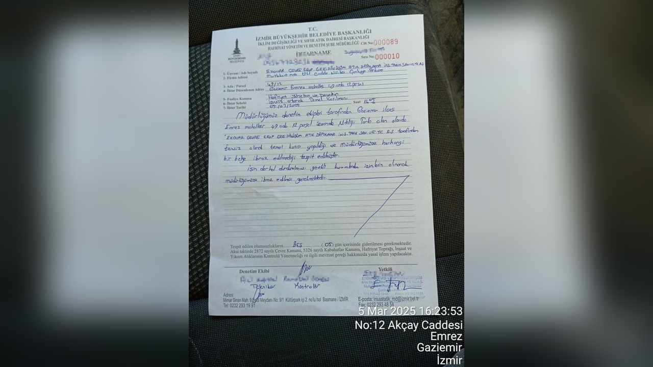 Eski Kurşun Fabrikasının Atıkları İzinsiz Döküldü