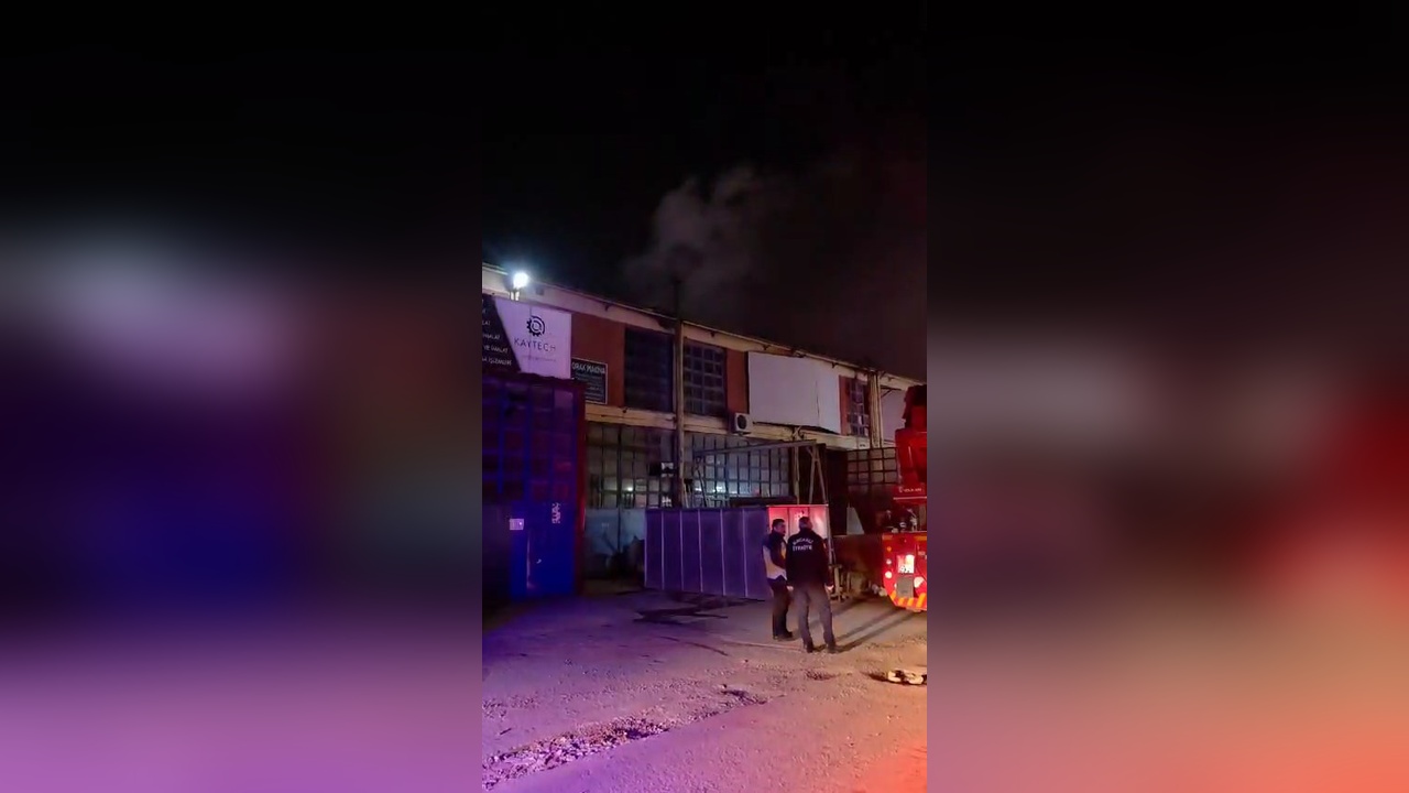 İş Yerinde Yangın: Bir İşçi Dumandan Etkilendi