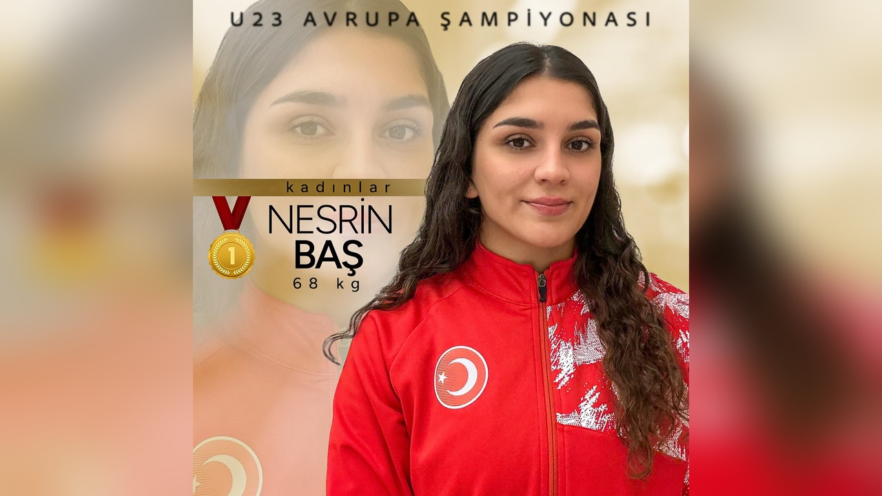 Nesrin Baş, U23 Avrupa Güreş Şampiyonası'nda Altın Madalya Kazandı