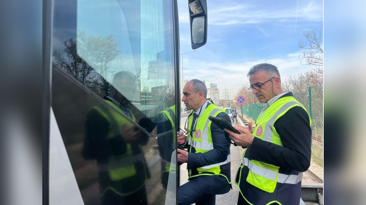 Ankara'da Otobüs Fiyatlarına Denetim Uygulandı