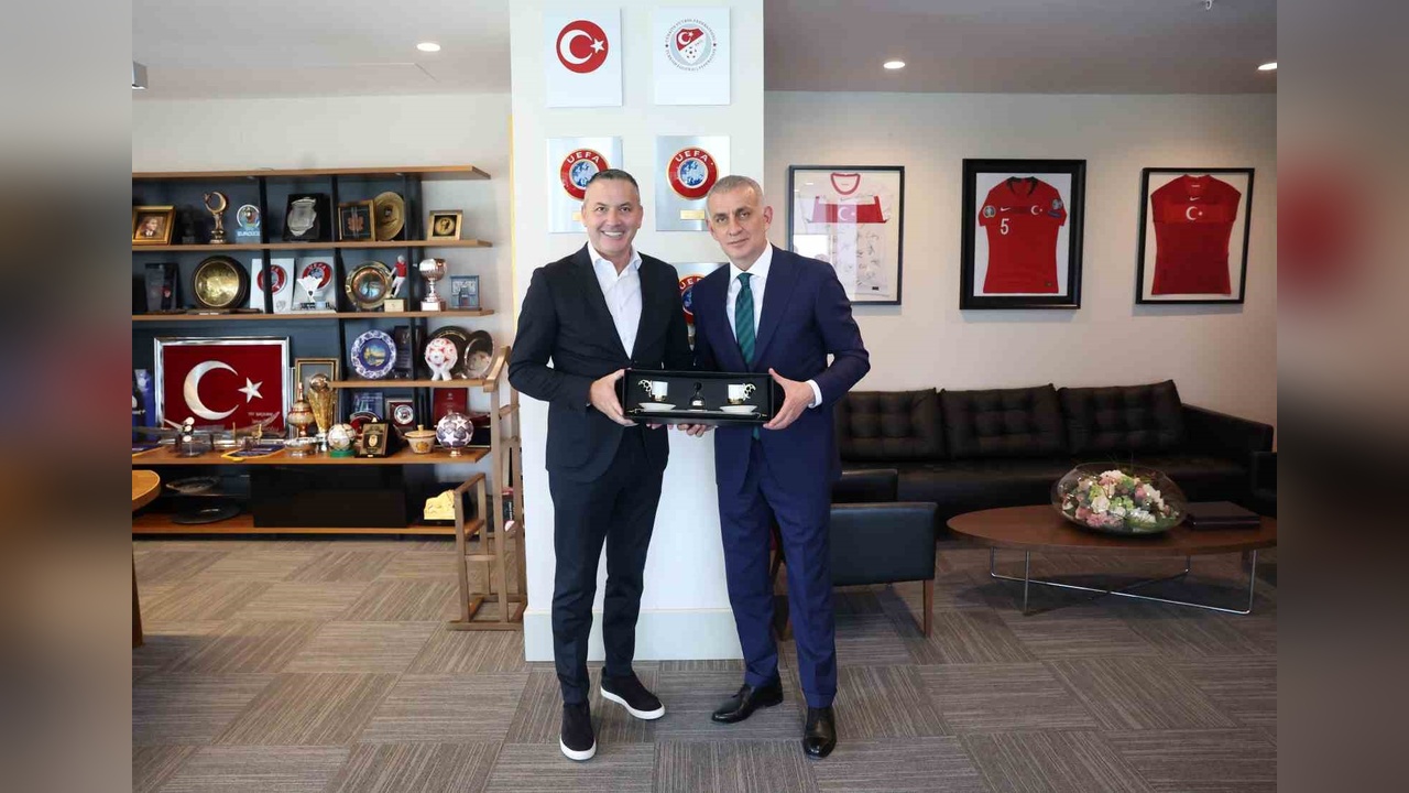 Kustic, TFF Başkanı Hacıosmanoğlu'nu Ziyaret Etti