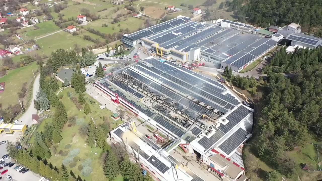 Bolu'daki Kereste Fabrikasında Yangın Çıktı