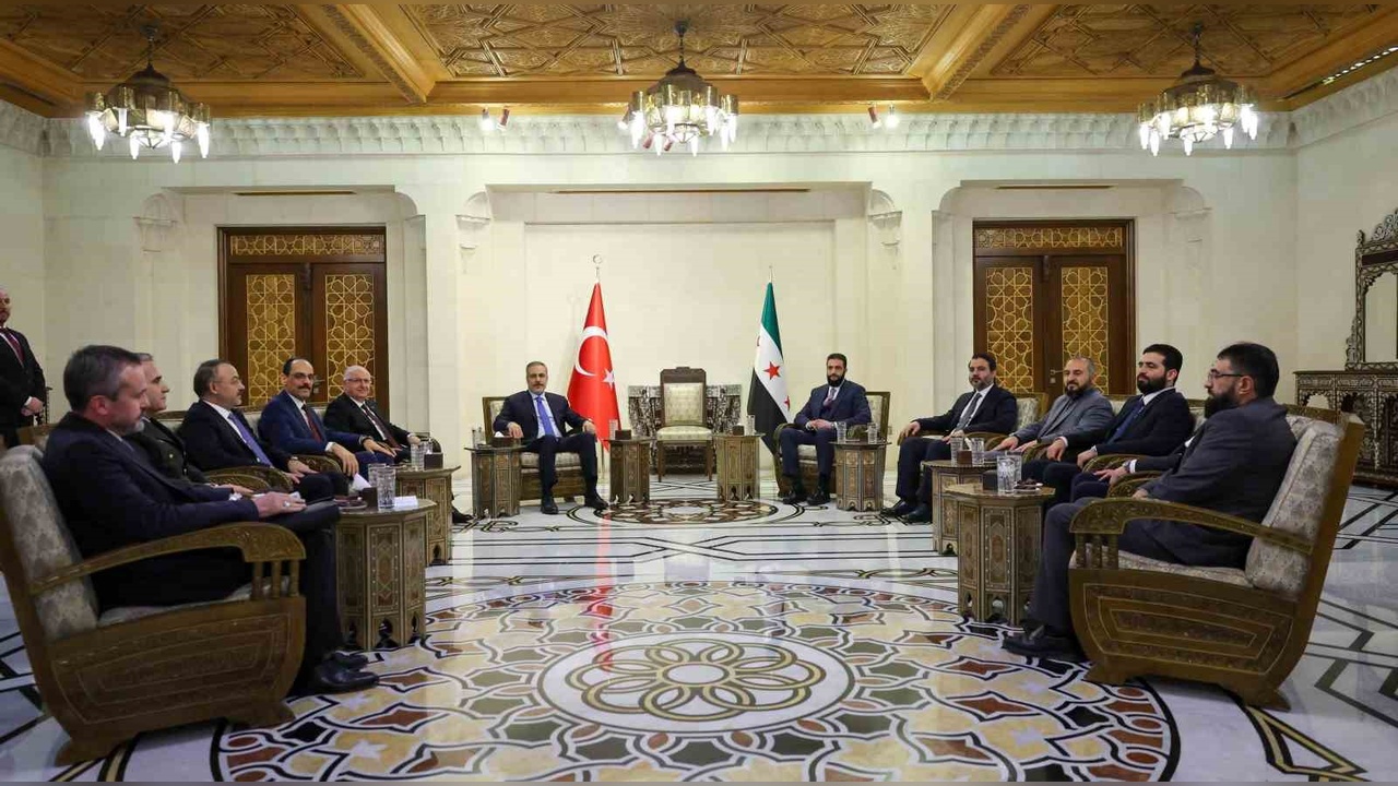 Fidan, Güler ve Kalın Suriye'de Temaslarda Bulundu