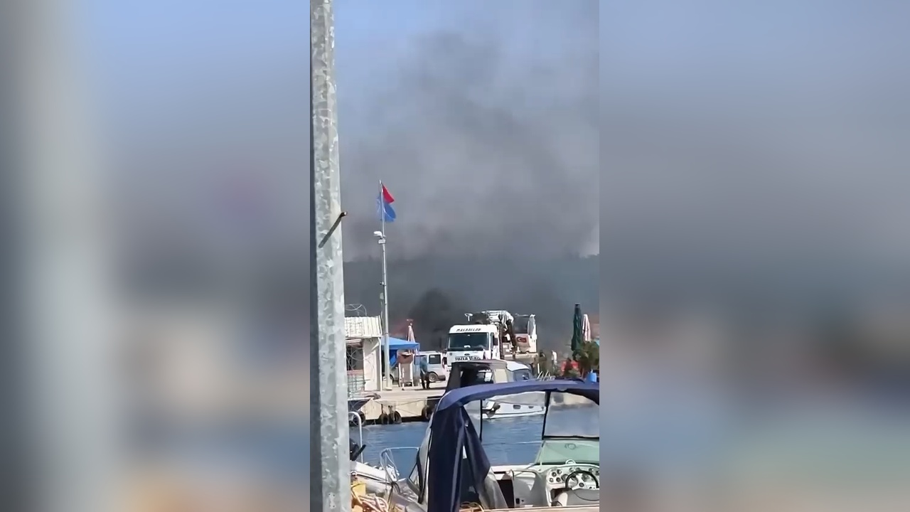 Tuzla'da Tekne Yangını: Olay Yerinde Büyük Panik