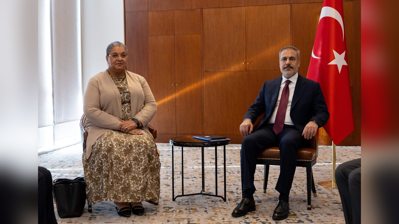 Bakan Fidan, BM Libya Özel Temsilcisi Tetteh ile Görüştü