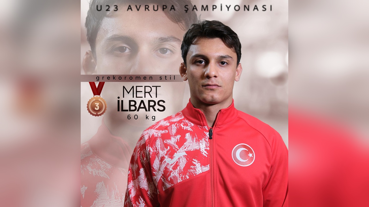 Mert İlbars, U23 Avrupa Güreş Şampiyonası'nda Bronz Madalya Kazandı