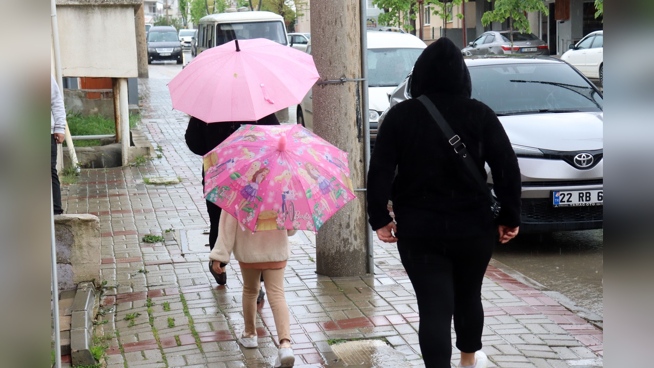 Edirne ve Kırklareli'nde Kuvvetli Yağış Bekleniyor