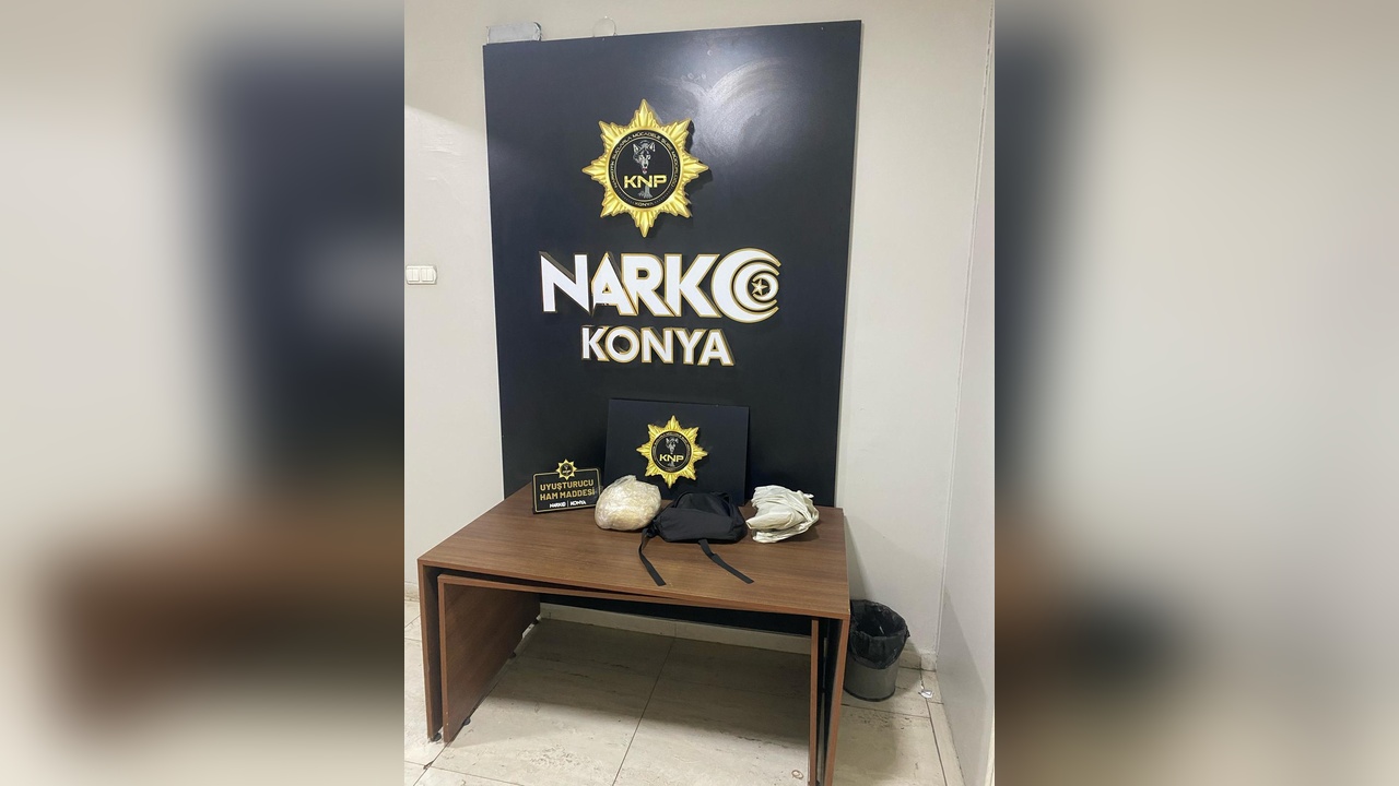 Konya'da Uyuşturucu Üretimi İçin Ham Madde Ele Geçirildi