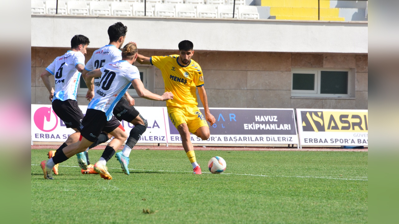 Menemen FK, Erbaaspor'u 1-0 Mağlup Etti