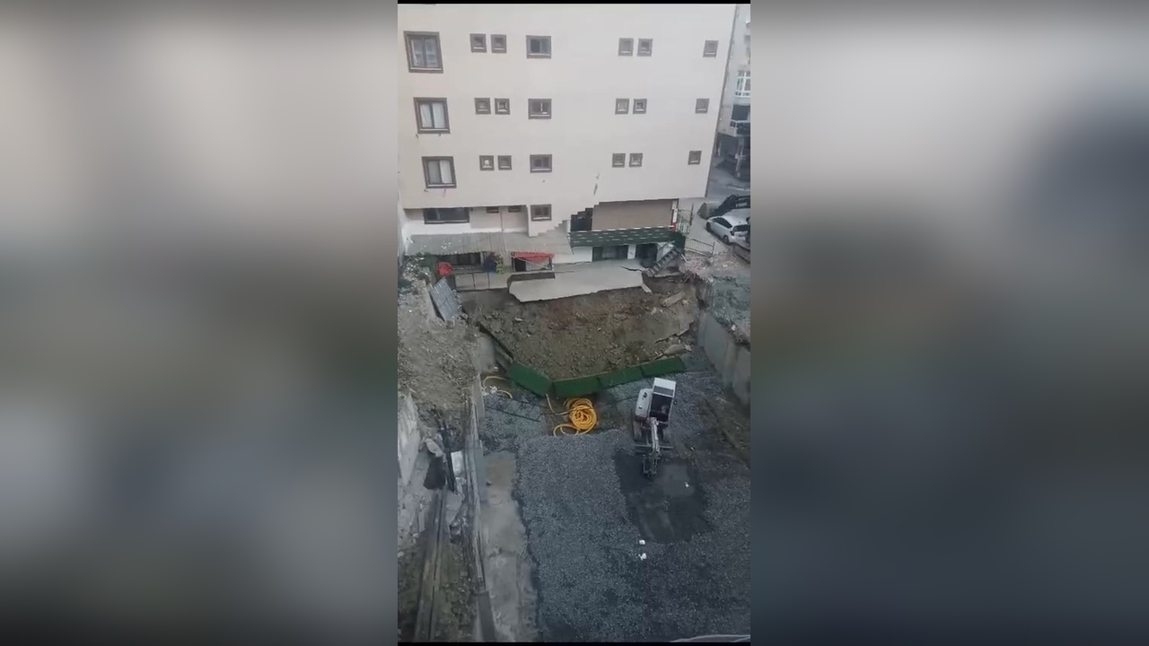 Güngören'de Toprak Kayması: 6 Katlı Binada Çatlaklar Belirginleşti