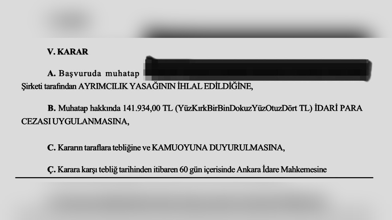 Otele Emsal Ceza: Rezervasyon İptali Cinsiyet Ayrımcılığına Dayandı