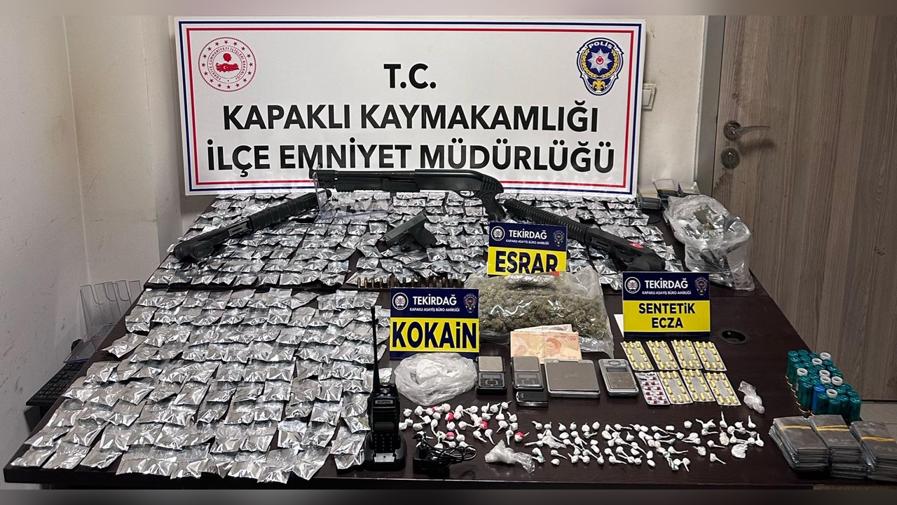 Tekirdağ'da Uyuşturucu Operasyonu: İki Kişi Tutuklandı