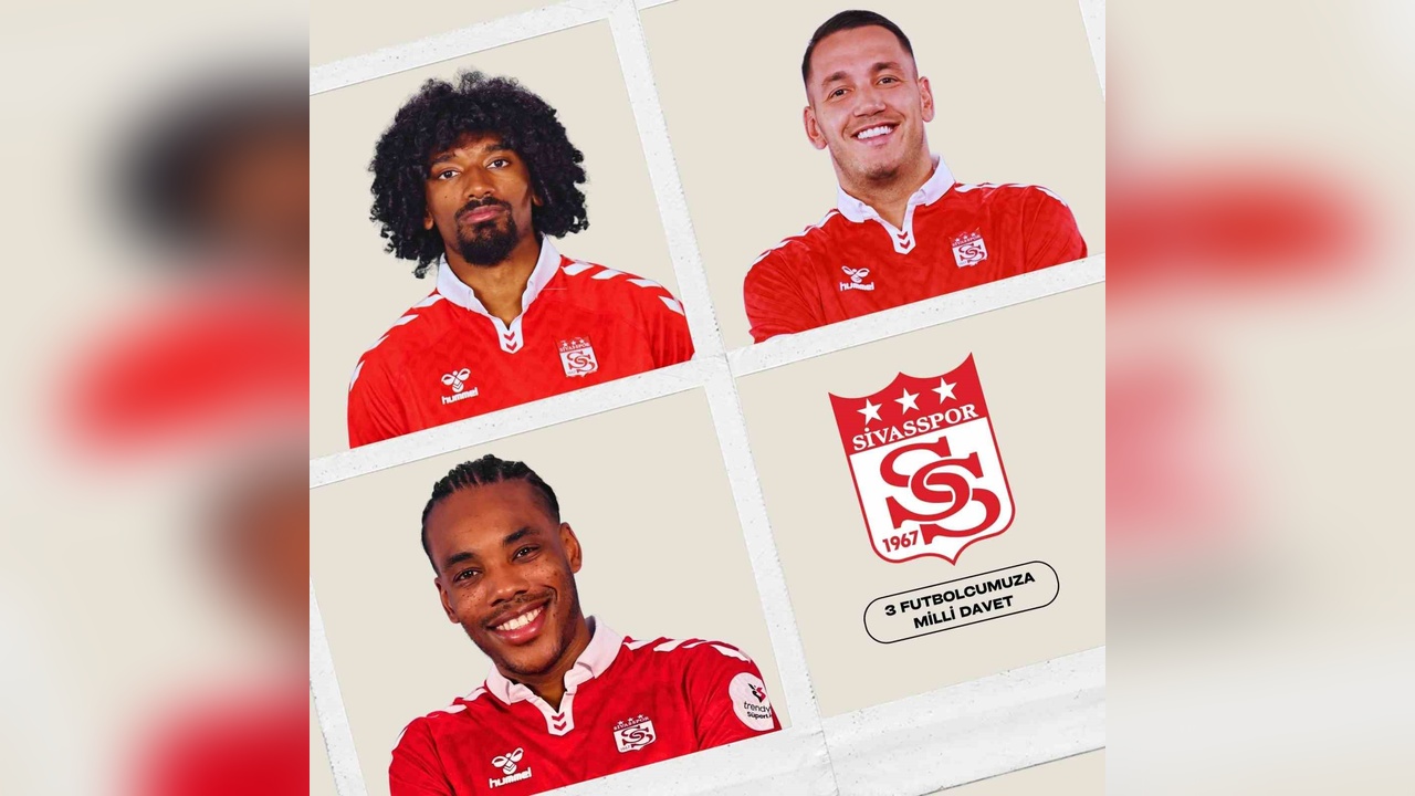 Sivasspor'dan Üç Futbolcu Milli Takıma Seçildi