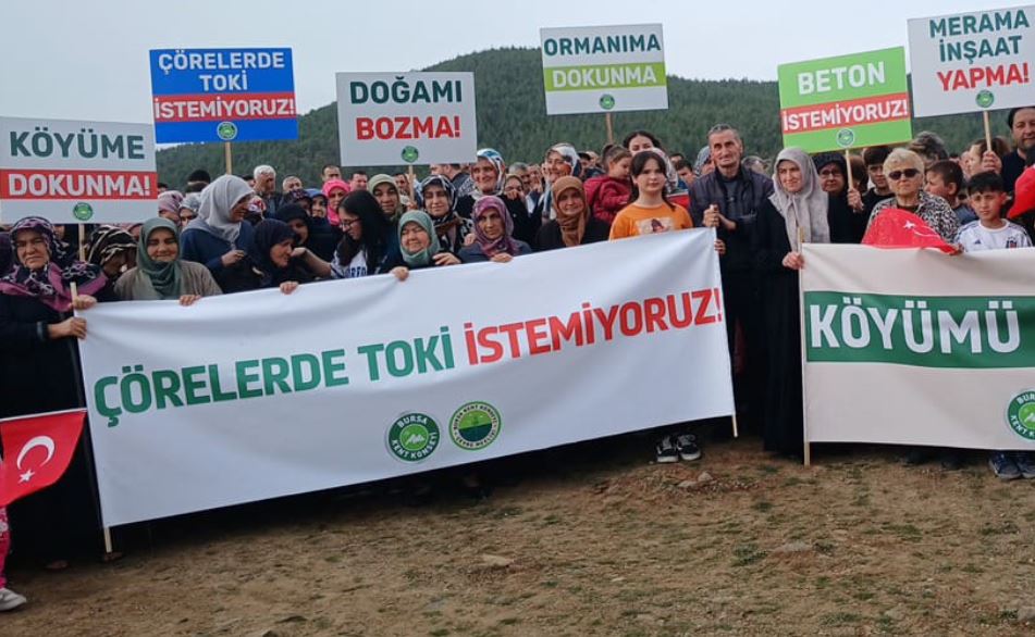 Çöreler Halkı Ayağa Kalktı! “TOKİ’nin Buraya Bina Yapması İçin Önce Cesedimizi Çiğnesin!”