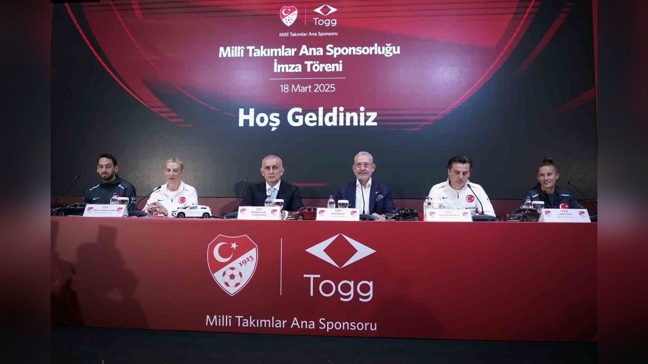 TOGG, Türkiye'nin Milli Takımları ile Sponsorluk Anlaşması İmzaladı