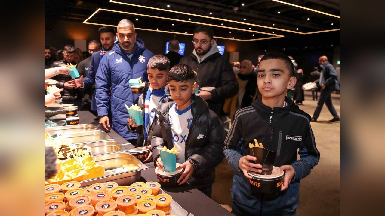Rangers Stadyumunda İftar Organizasyonu Gerçekleştirdi