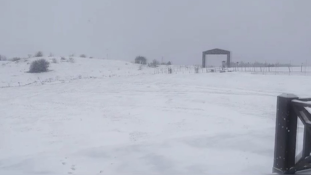 Karabük'te Kar Yağışı Etkili Olmaya Başladı