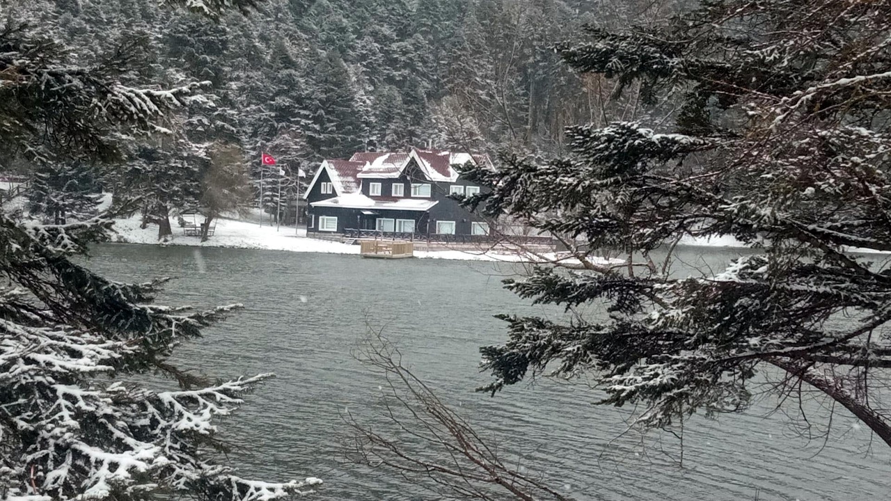 Gölcük Tabiat Parkı'nda Kış Manzarası