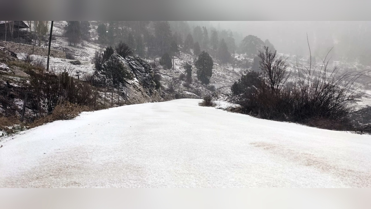 Antalya'nın Yüksek Kesimlerine Kar Yağdı