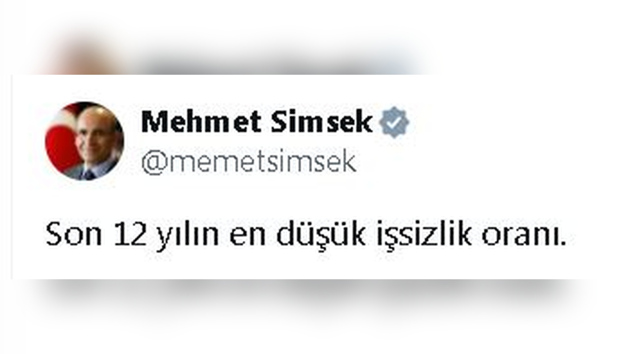 Türkiye'de İşsizlik Oranı Tarihi Düşük Seviyeye İndi