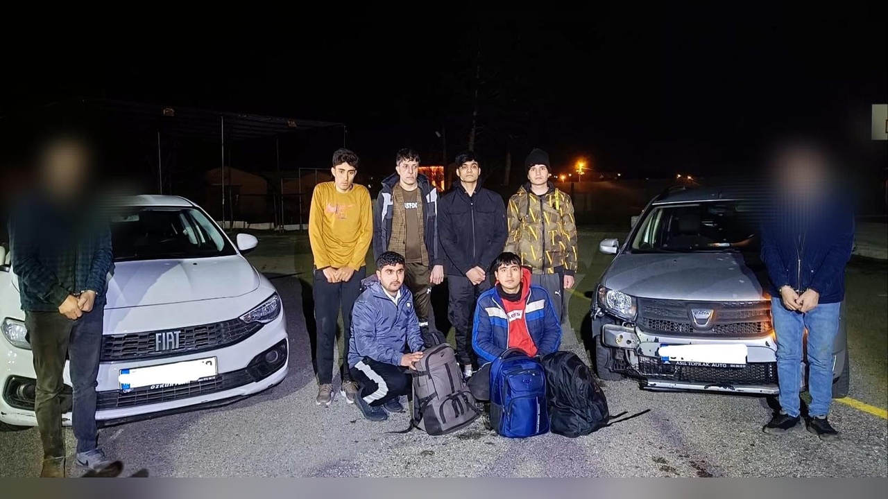 Tekirdağ'da 6 Kaçak Göçmen Ele Geçirildi