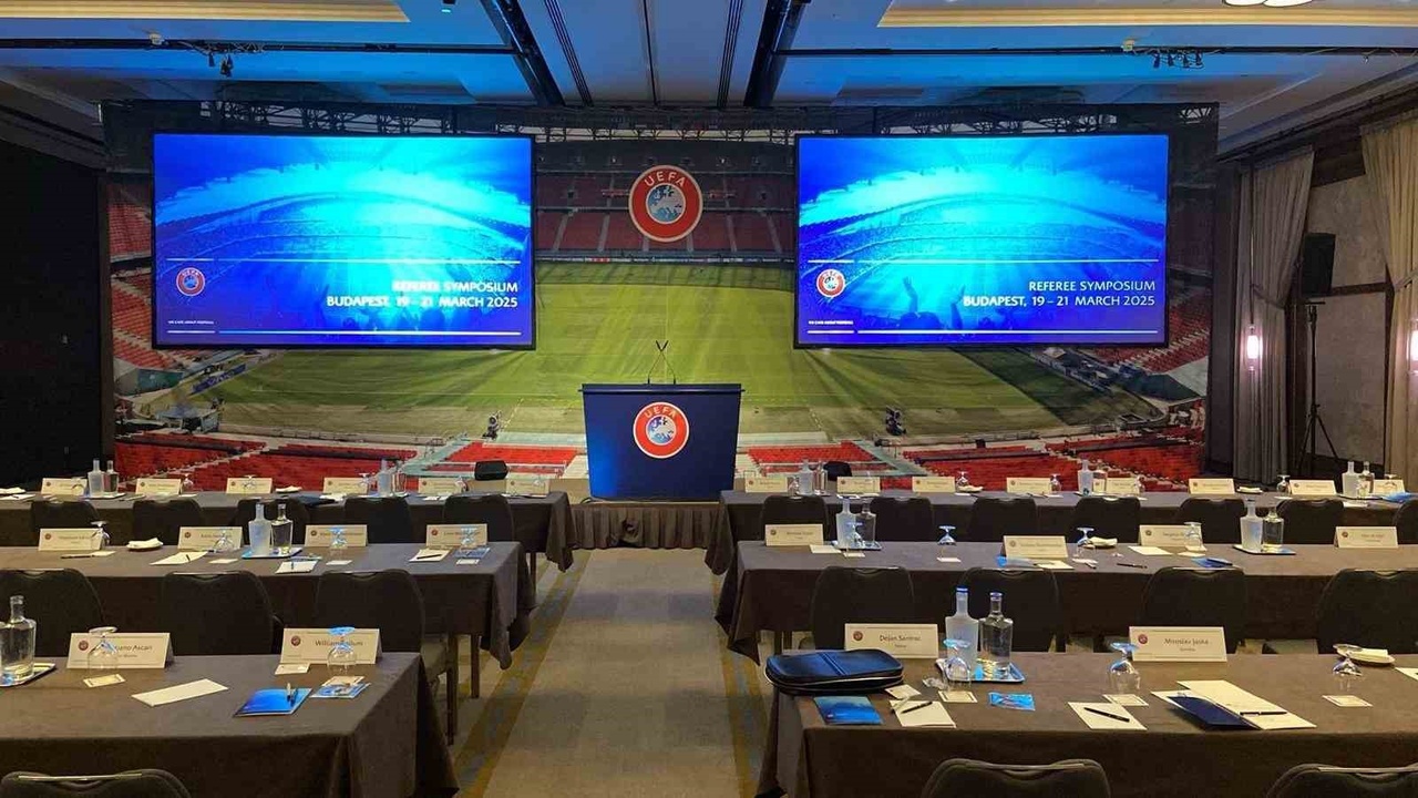 MHK Başkanı Ferhat Gündoğdu, UEFA Hakem Sempozyumu'nda