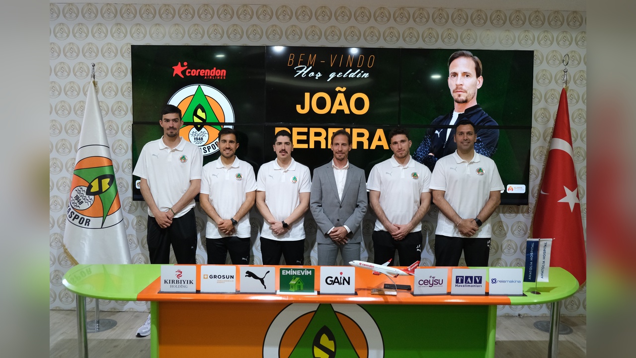 Joao Pereira, Alanyaspor'un Yeni Teknik Direktörü Oldu