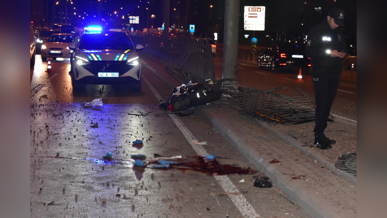 Konya'da Motosiklet Kazası: Bir Kişi Hayatını Kaybetti