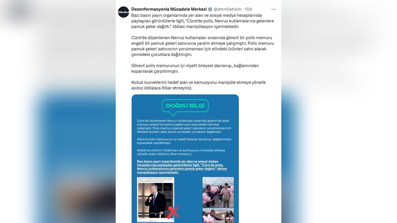Polis, Engelli Satıcının Pamuk Şekerlerini Dağıttı