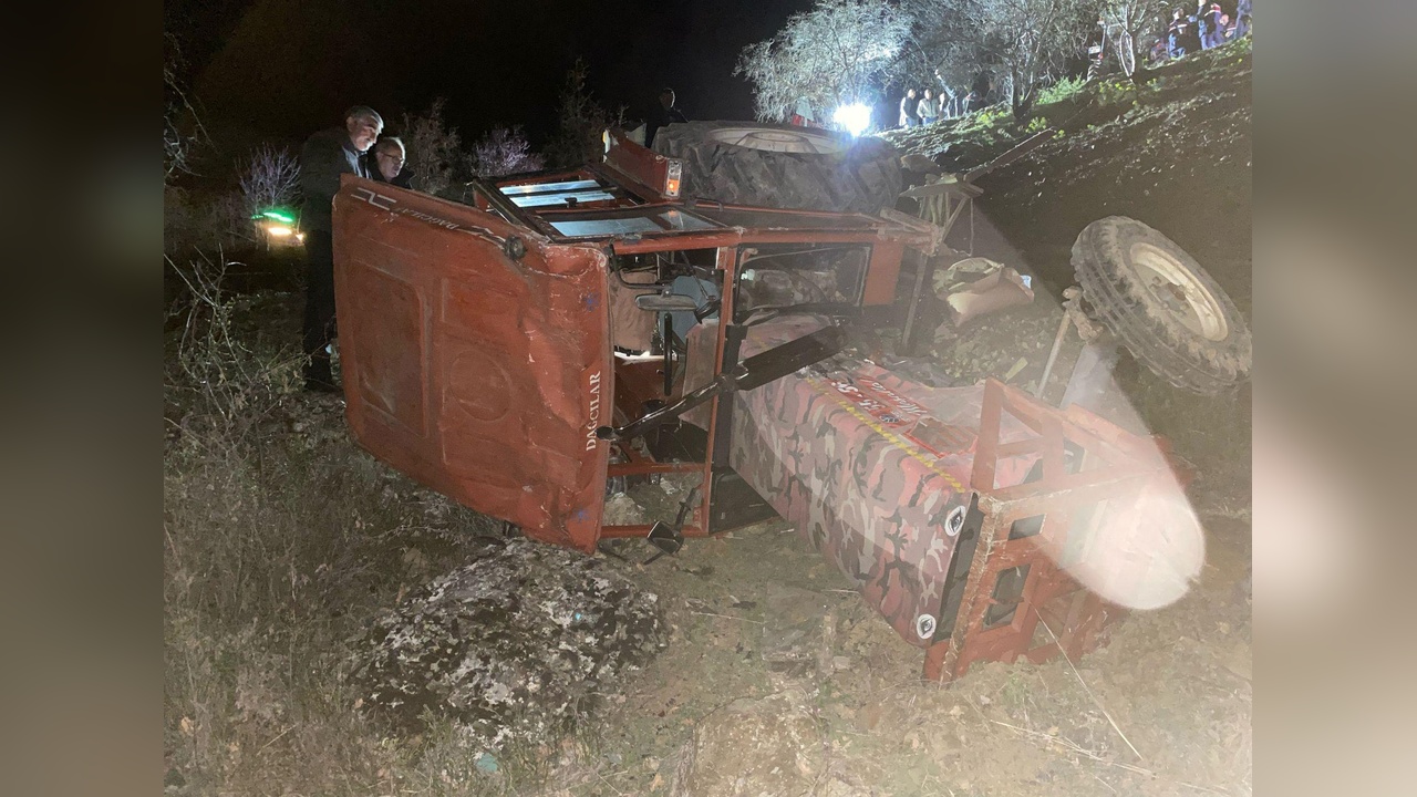Traktör Kazasında Sürücü Hayatını Kaybetti
