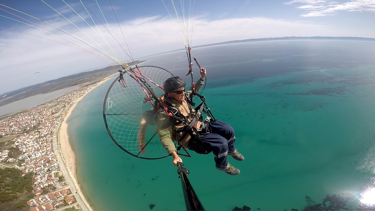 Havadan Görüntüleme Sanatı: 15 Yıldır Paramotorla Çalışıyor