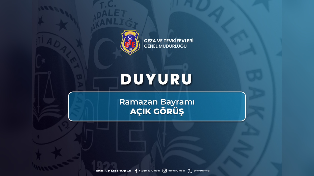 Cezaevlerinde Ramazan Bayramı'nda Açık Görüş Uygulaması Başlıyor
