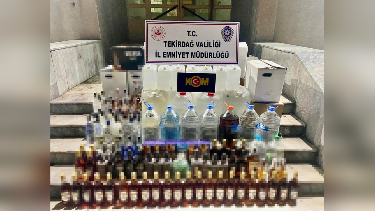 Tekirdağ'da Sahte İçki Operasyonu: Bir Kişi Tutuklandı
