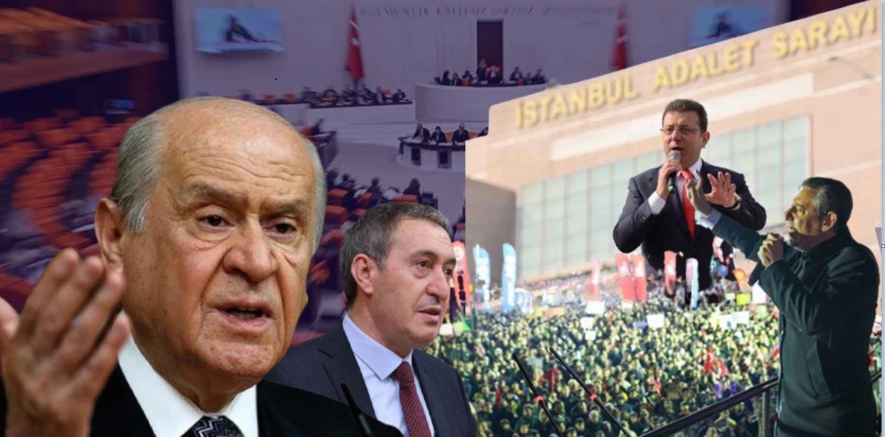 Bahçeli'den Özgür Özel'e sert tepki, DEM Parti Eş Başkanı'na övgü