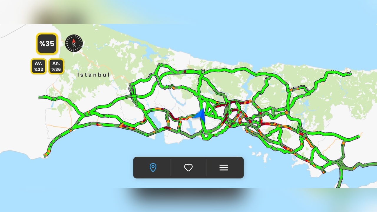 İstanbul'da Bayramın İkinci Günü Trafik Yoğunluğu Düşük