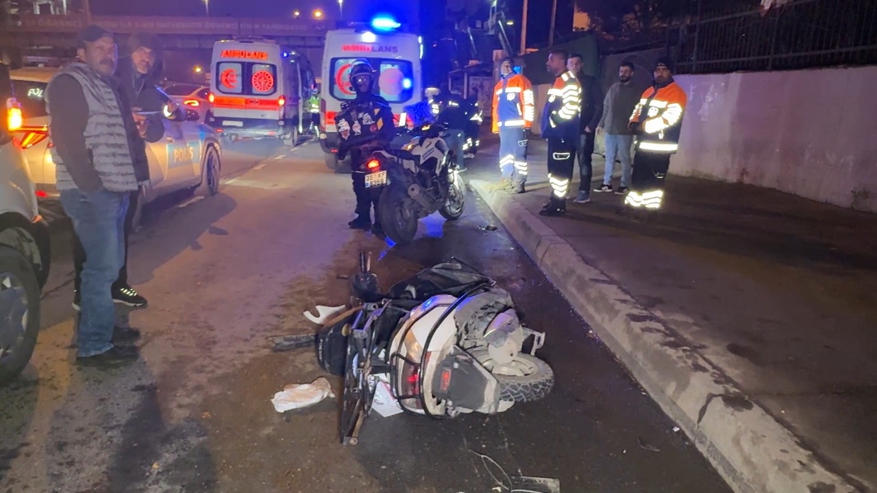 Avcılar'da Motosikletli Kuryeye Çarpan Sürücü Kaçtı