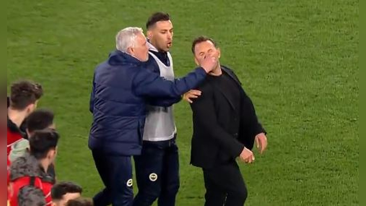 Mourinho ve Okan Buruk Arasındaki Fiziksel Temas Gündem Oldu