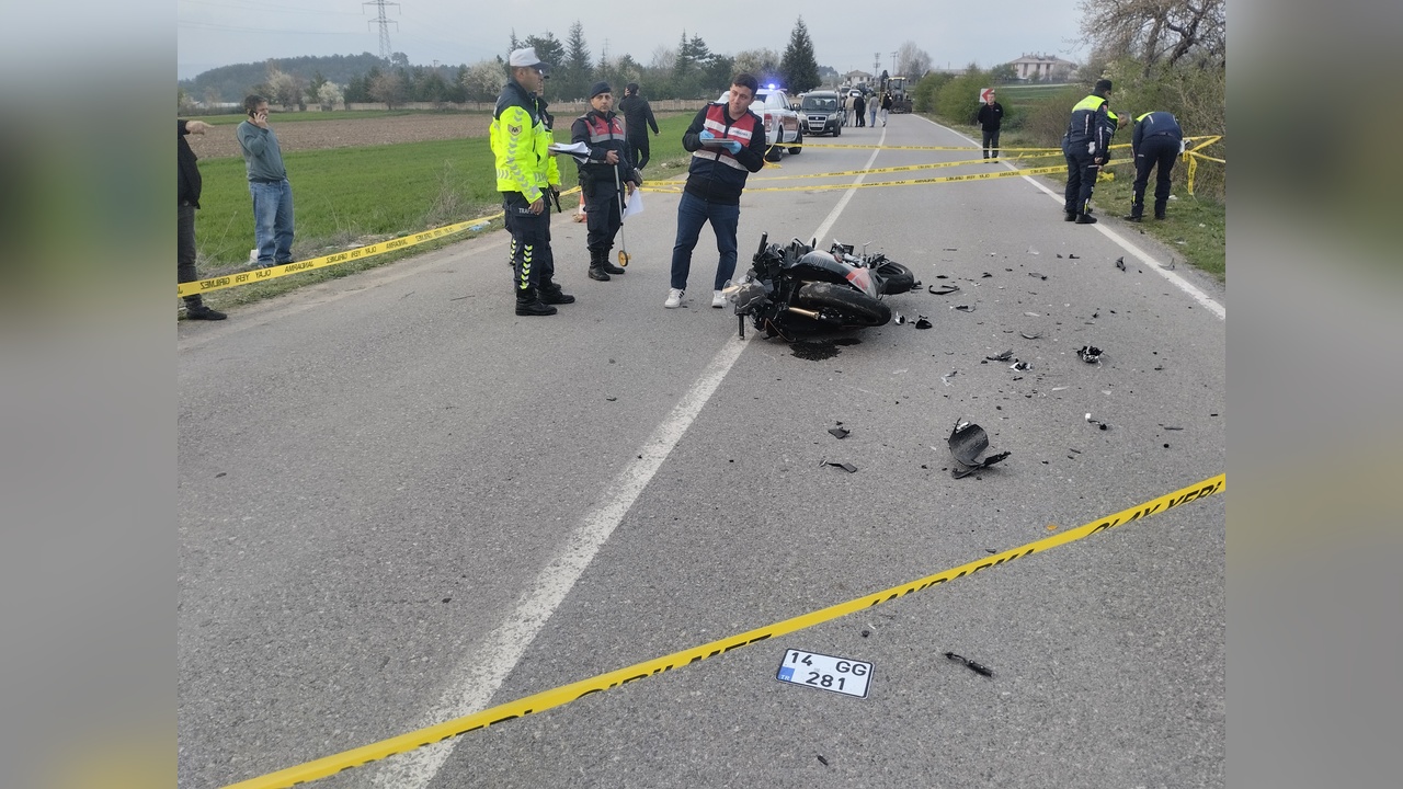 Bolu'da Traktör ve Motosiklet Çarpışması: Bir Kişi Hayatını Kaybetti