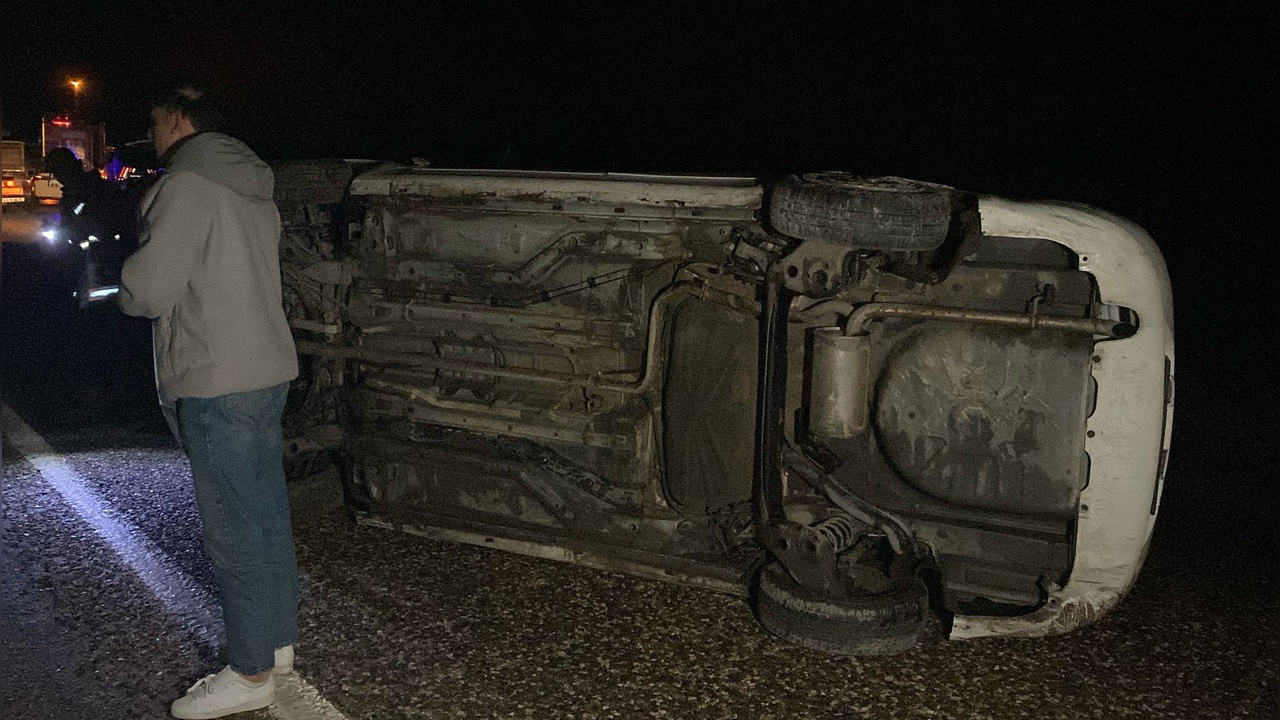 Karabük'te Otomobil Devrildi: 5 Yaralı
