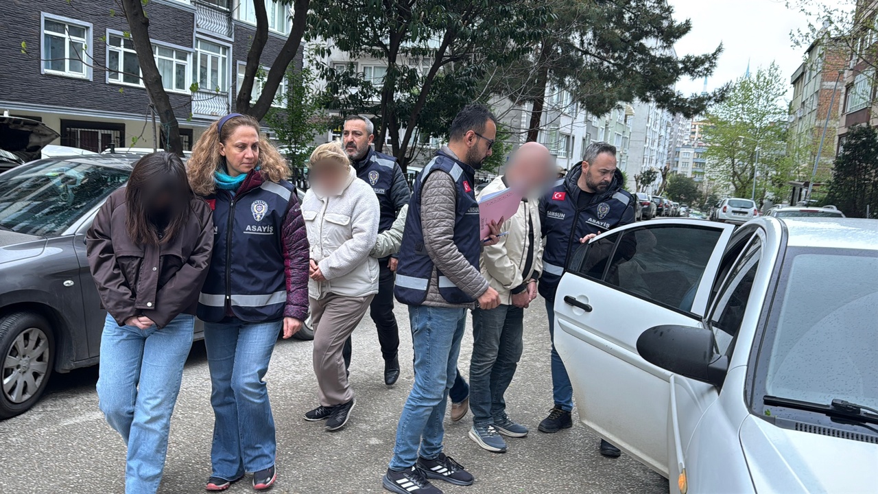 Samsun'da 15 İlde Gerçekleştirilen Operasyonda 45 Kişi Gözaltına Alındı
