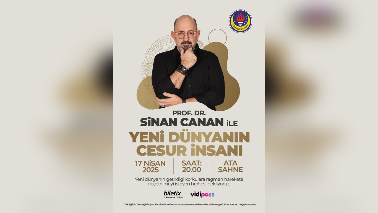 Prof. Dr. Sinan Canan, TED Ata Sahne'de İzleyicilerle Buluşuyor